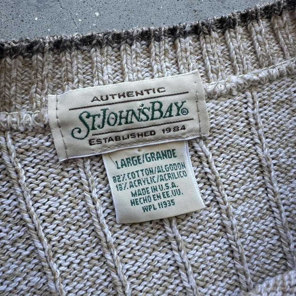 St. Johns Bay Vintage 90s St. John's bay knit swe… - image 2