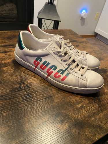 Gucci Gucci Blade Ace Leather Sneakers