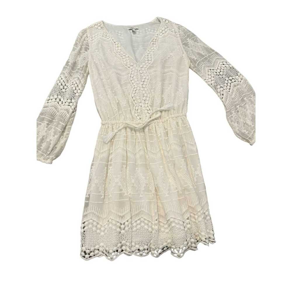 Bittern Embroidered-Lace Dress by JOIE Size XS wh… - image 1