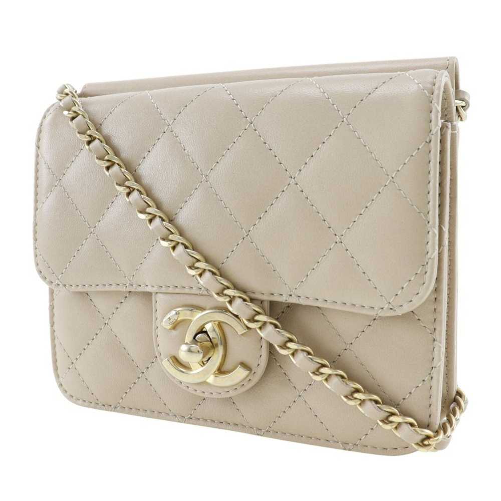 Chanel CHANEL Chain Shoulder Bag, Matelasse, Lamb… - image 2