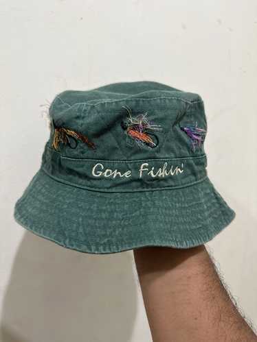 Hat × Outdoor Cap × Vintage VTG GONE FISHIN’ Bucke