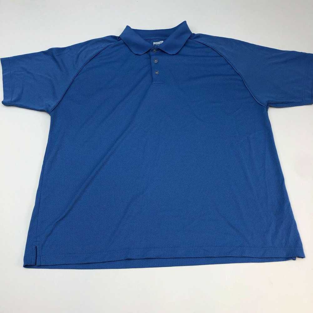 Vintage Slazenger Polo Shirt Mens XXL Blue Short … - image 3