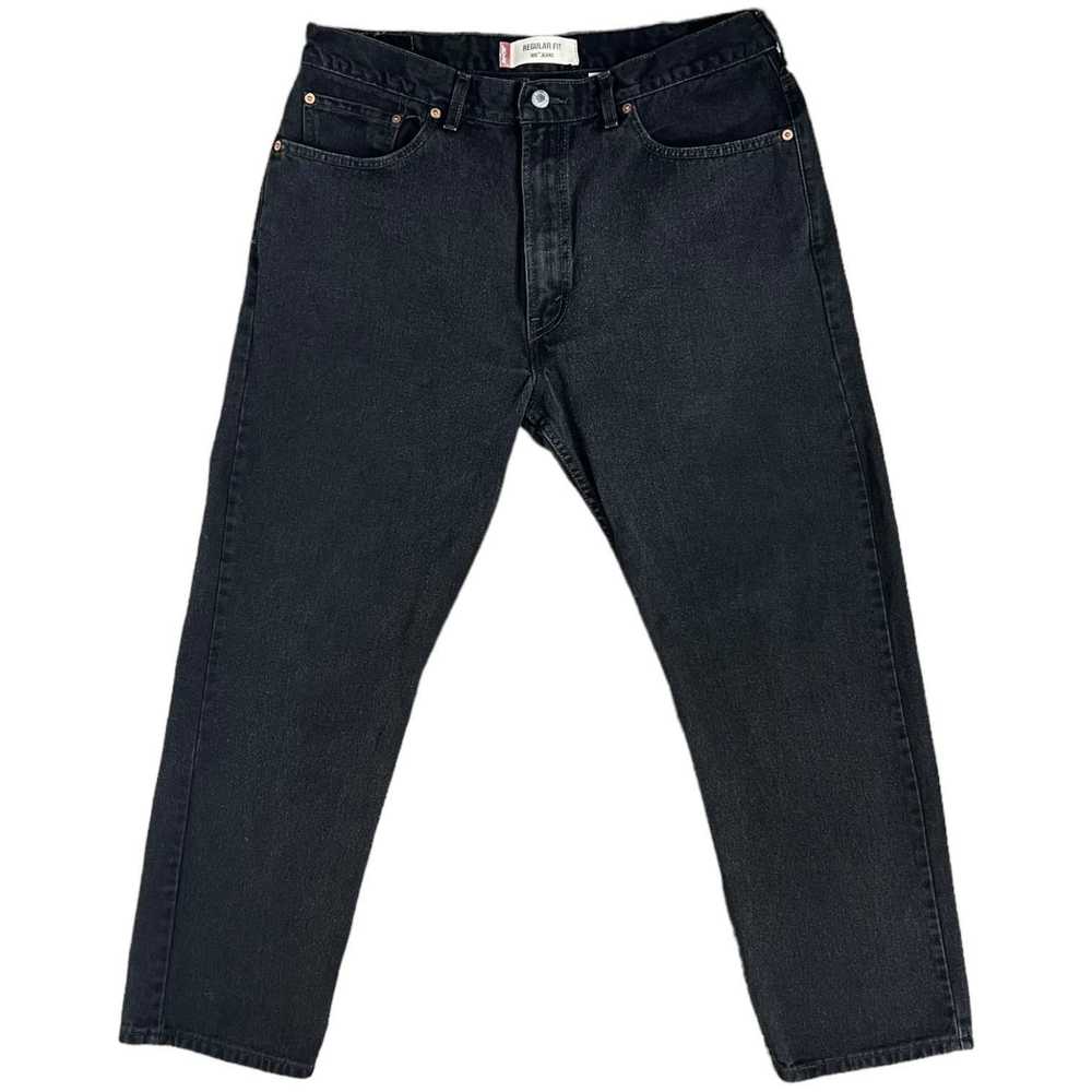 Levi's Levi’s Mens 505 Regular Fit Jeans Faded Bl… - image 2