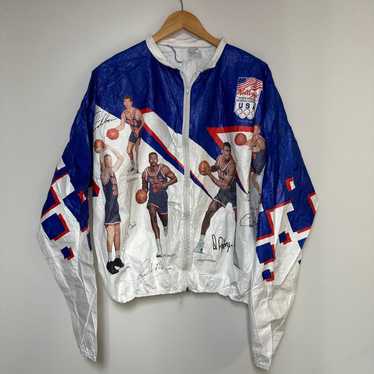 Vintage 1992 Kellogg's Olympics Basketball Jacket… - image 1