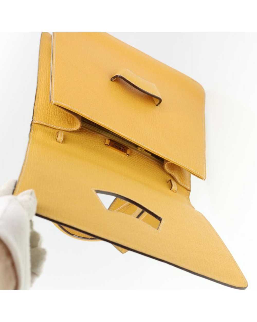 Loewe Yellow Leather Loewe Barcelona Hand Bag - A… - image 10
