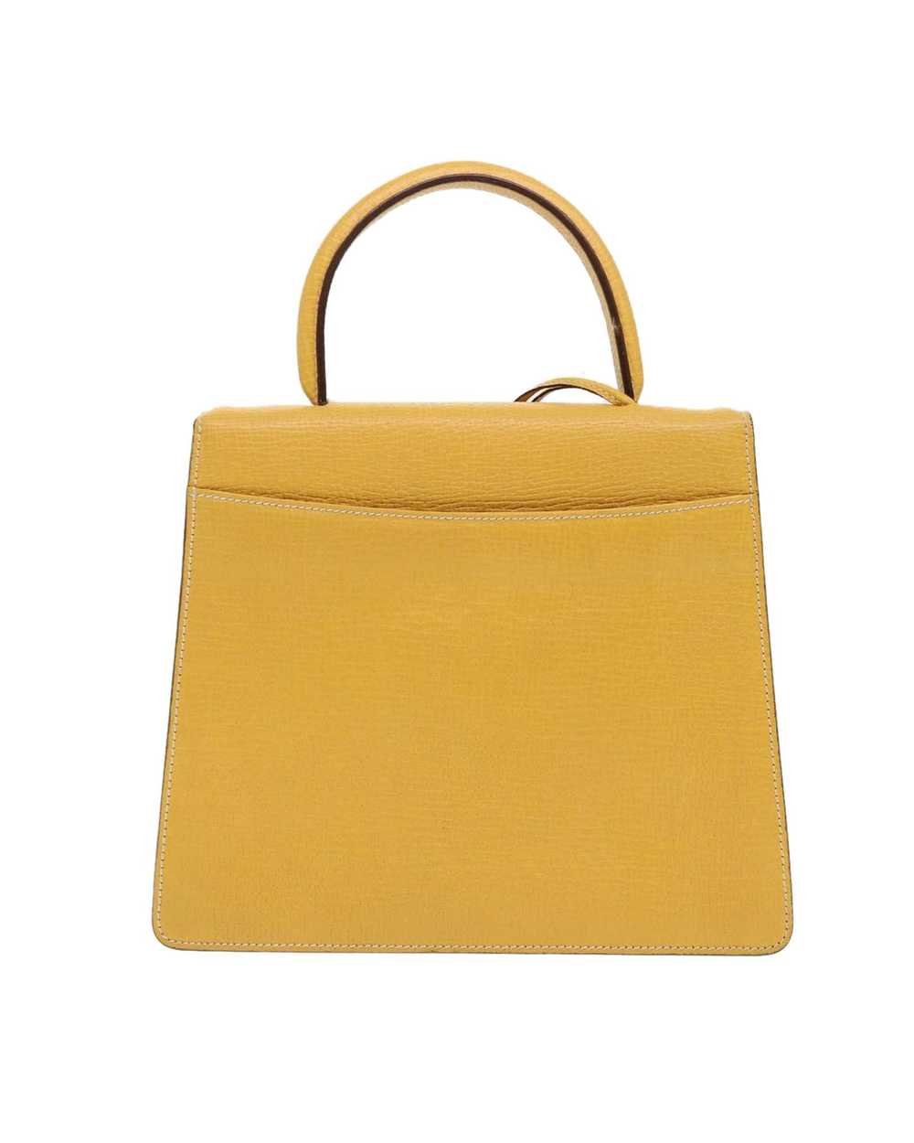 Loewe Yellow Leather Loewe Barcelona Hand Bag - A… - image 2