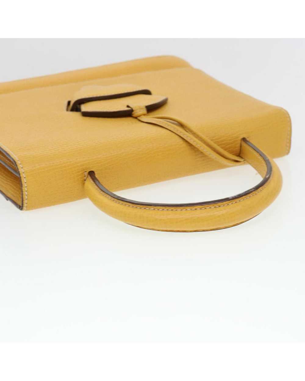 Loewe Yellow Leather Loewe Barcelona Hand Bag - A… - image 6