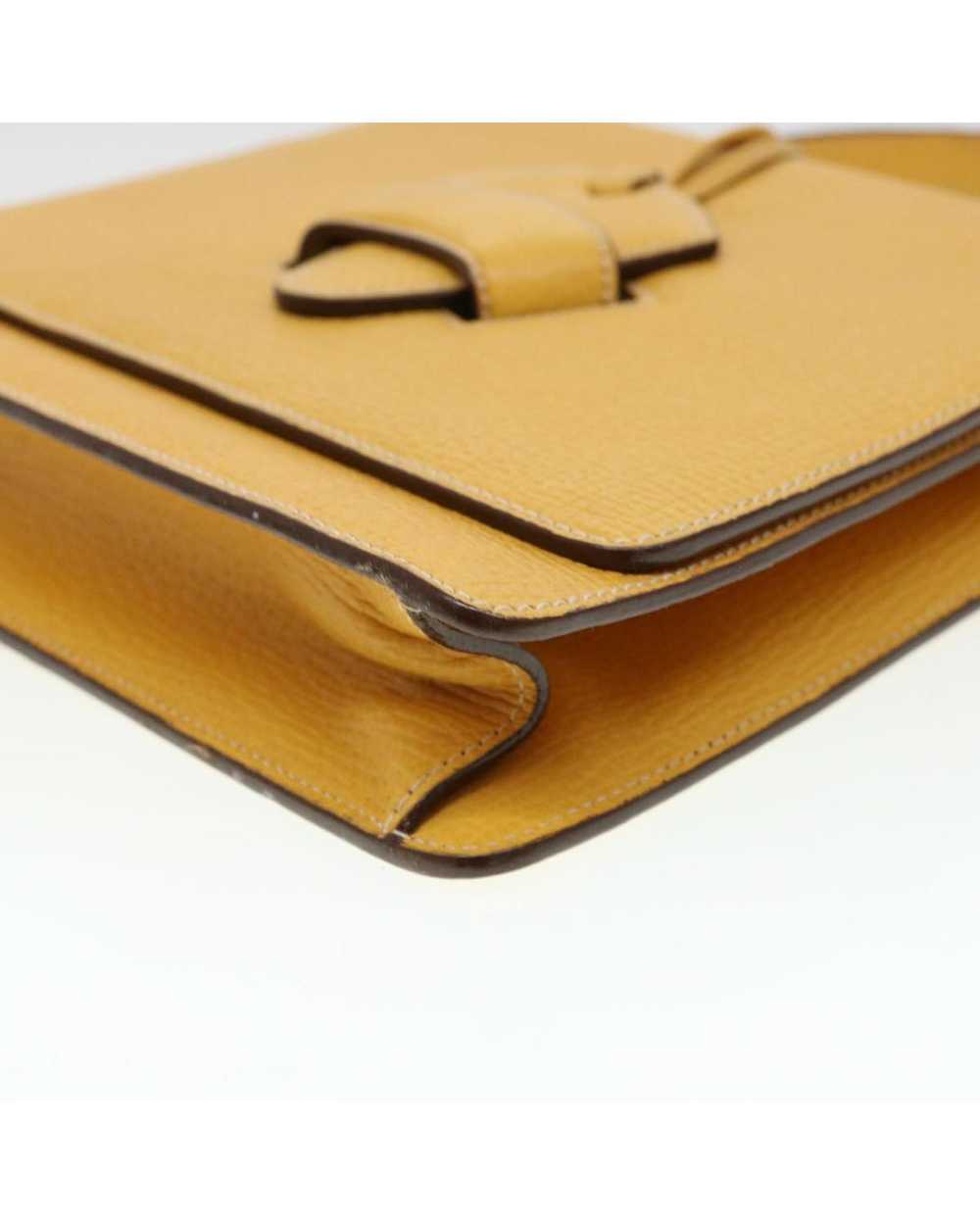 Loewe Yellow Leather Loewe Barcelona Hand Bag - A… - image 9