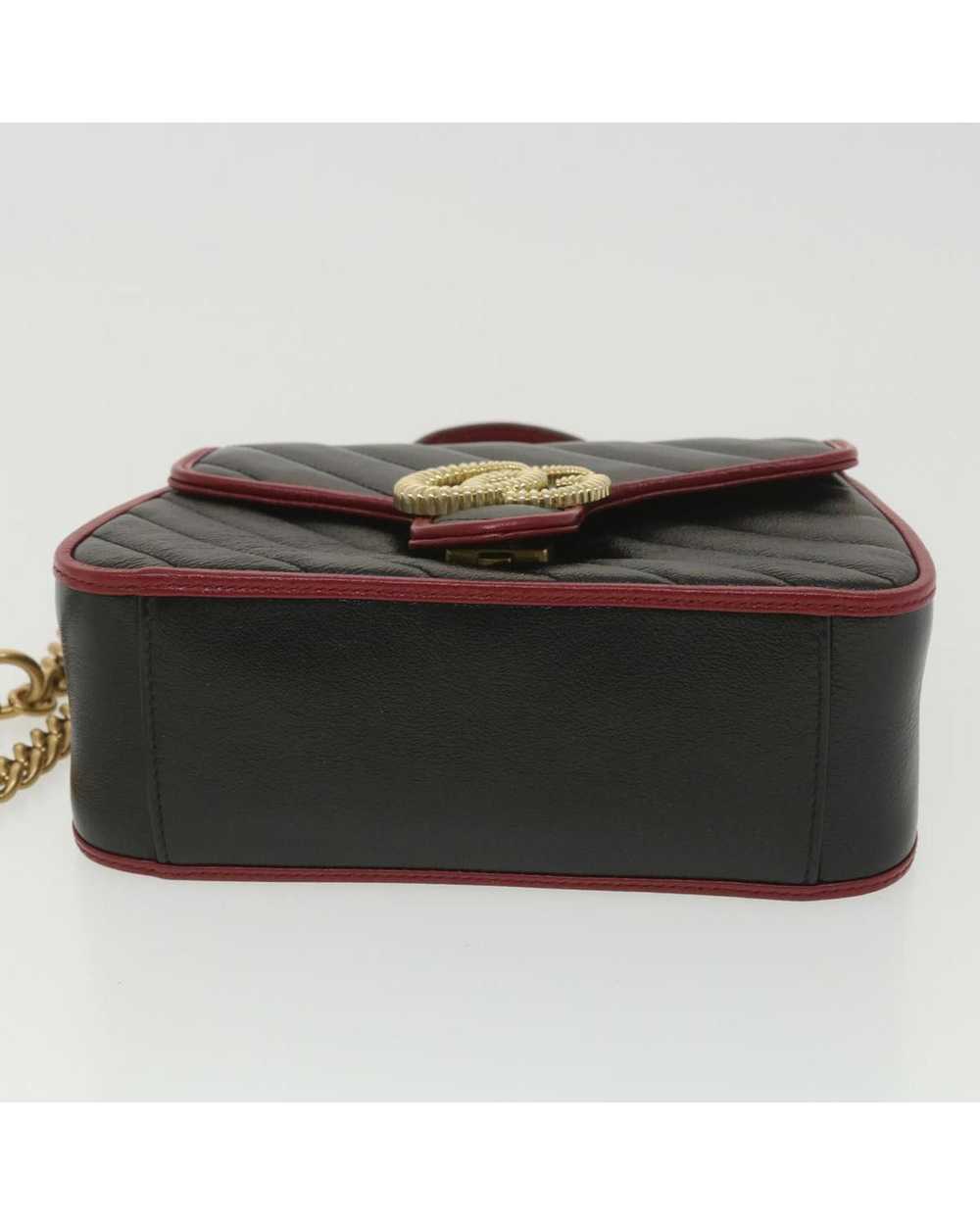 Gucci GG Marmont Hand Bag Leather 2way - image 5