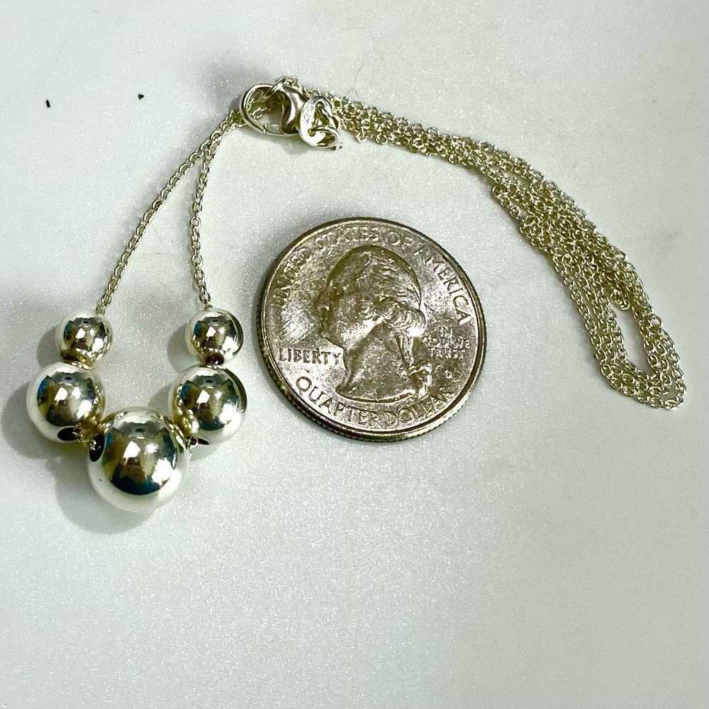 Sterling Silver AFS# Sterling 925 Silver Beaded N… - image 10