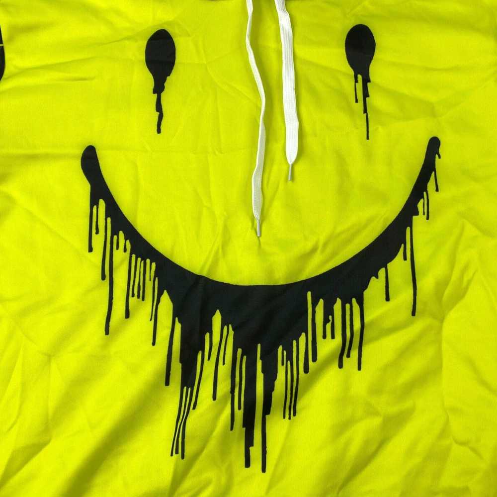Blend SMILE FACE Sweatshirt Hoodie Men's XL Long … - image 2