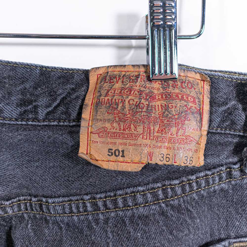 Levi's × Streetwear × Vintage Levis 501 Jeans 35 … - image 8