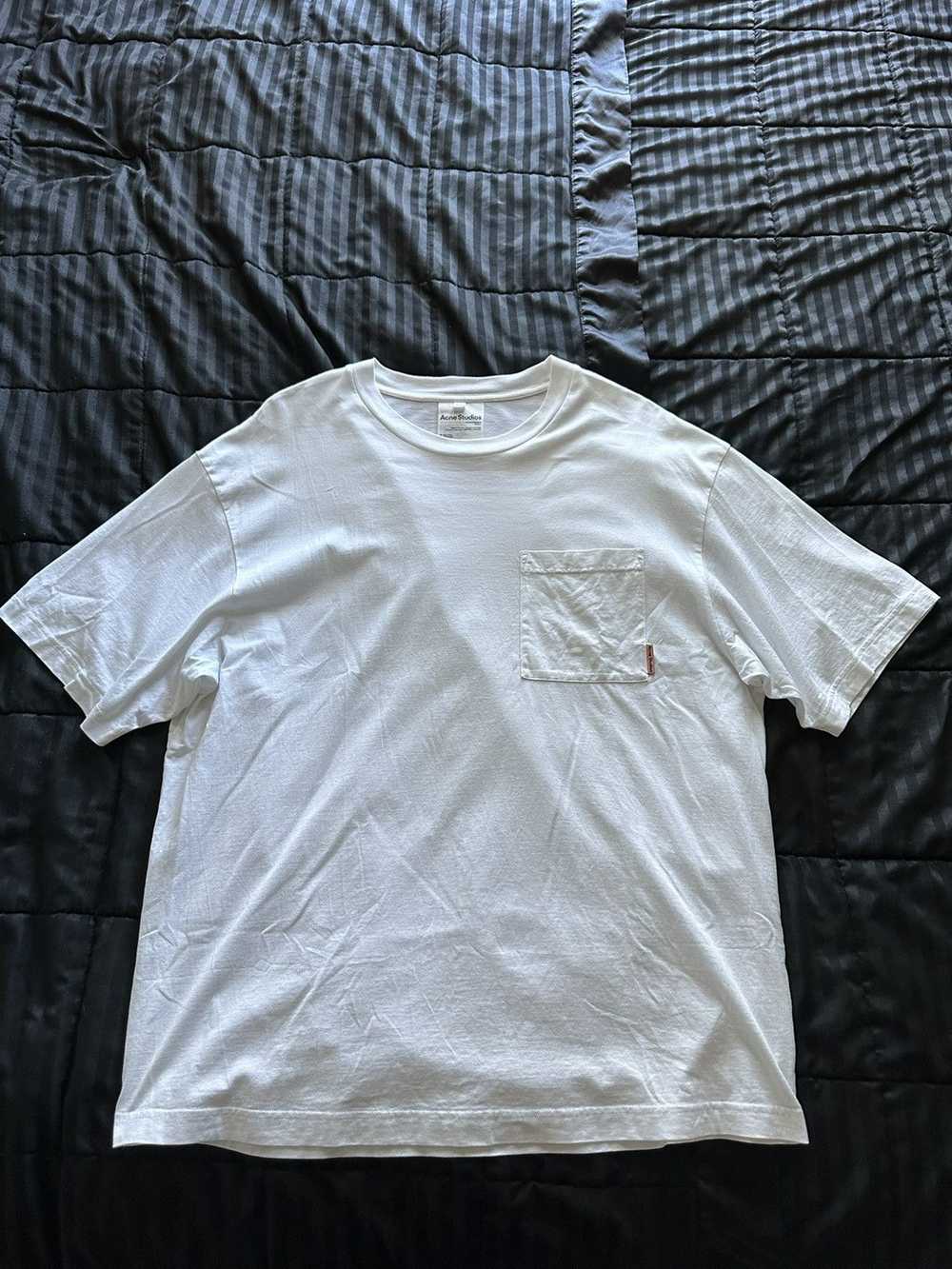 Acne Studios Clean White Acne Shirt - image 1