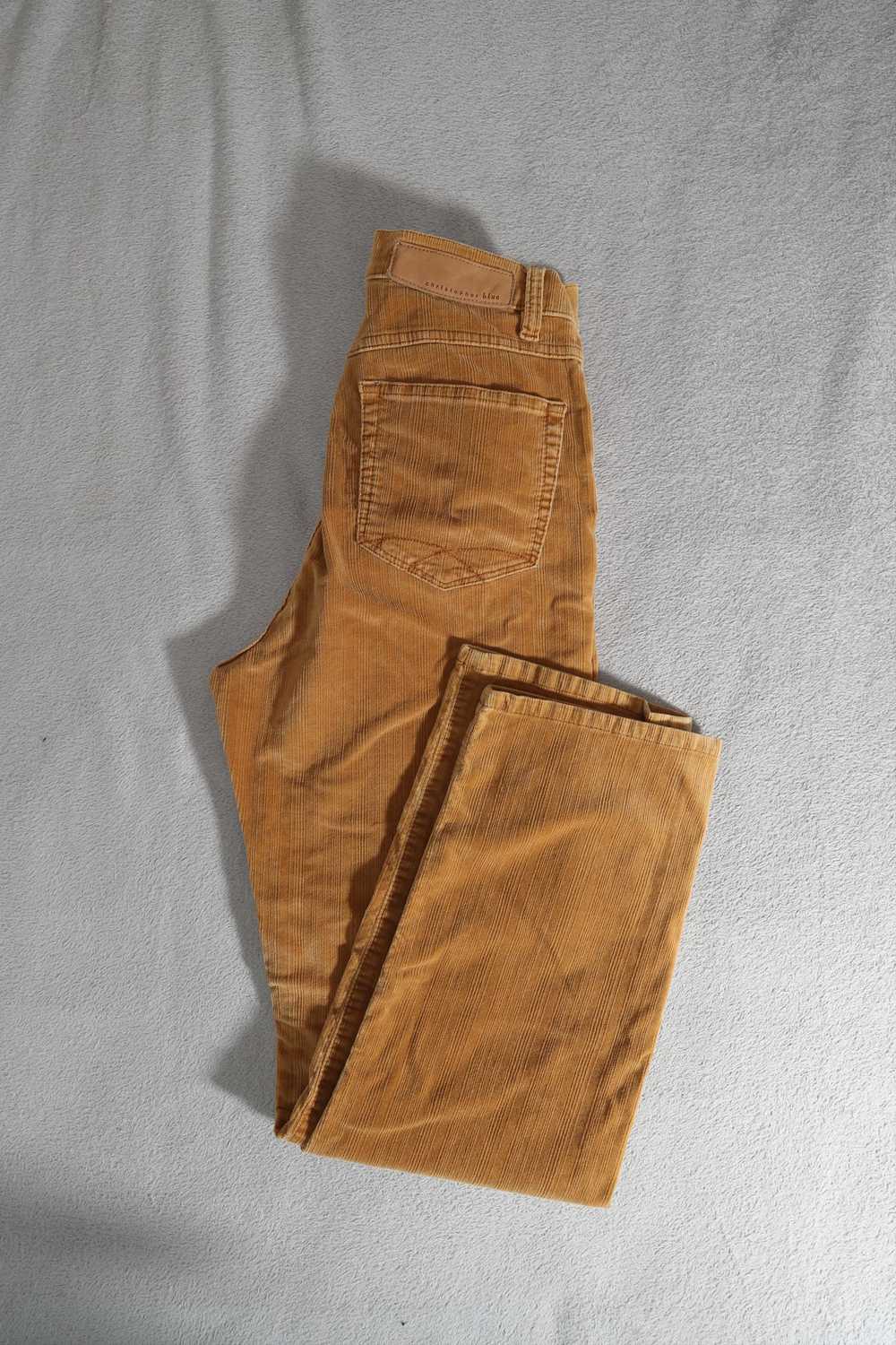 Vintage Christopher Blue Stretch Pants in Carmel … - image 4
