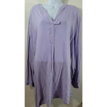 Other Woman Within Light Purple V Neck Top 3X 30 … - image 1