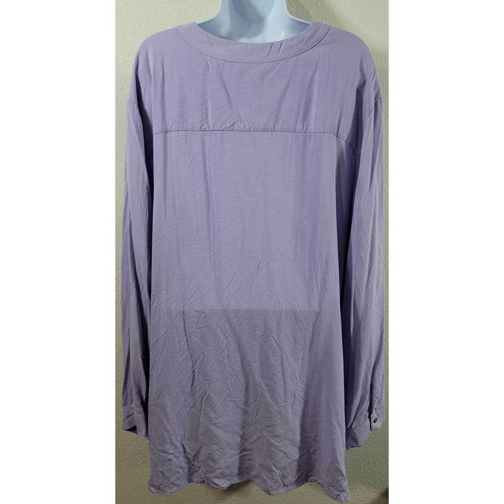 Other Woman Within Light Purple V Neck Top 3X 30 … - image 2