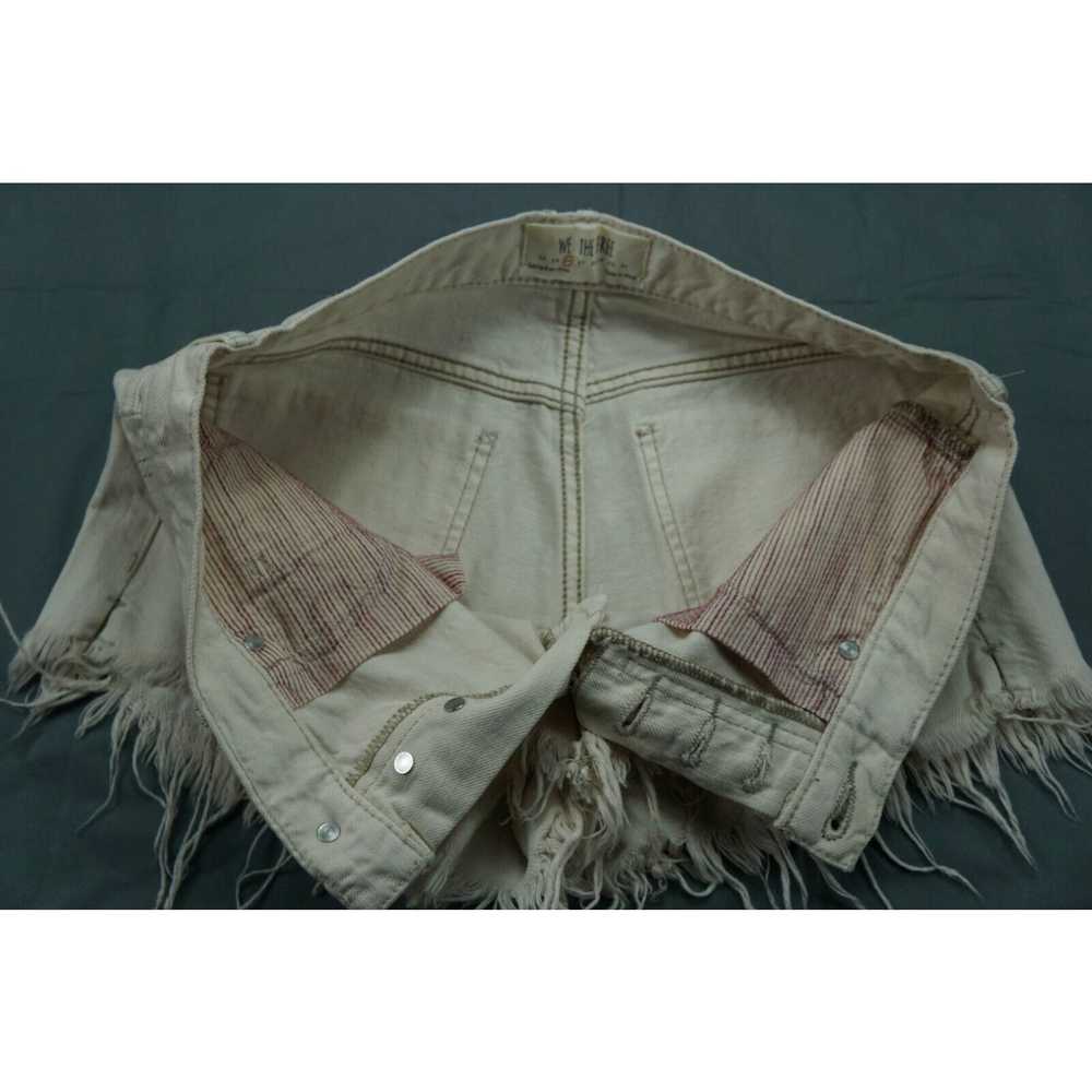 Vintage We The Free People Button Fly Frayed Deni… - image 3