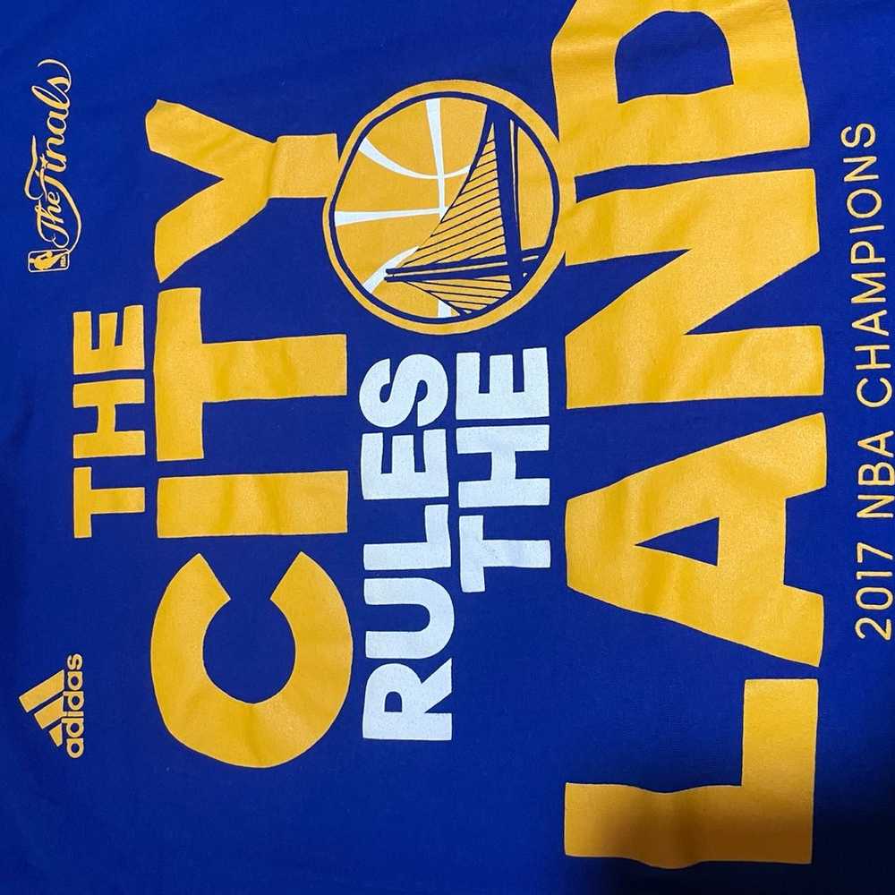 Adidas NBA Golden State Warriors 2017 Champions S… - image 3