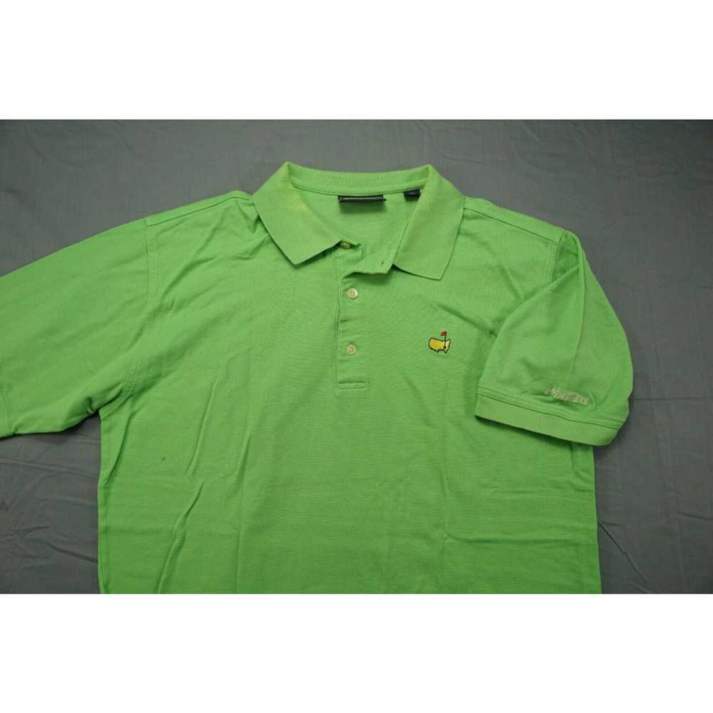 Vintage Masters Collection Lime Green Pique Polo … - image 1