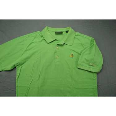 Vintage Masters Collection Lime Green Pique Polo … - image 1