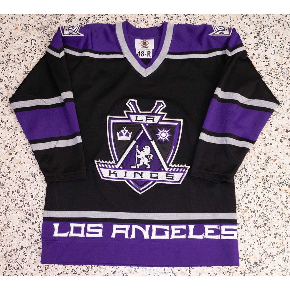 Starter LA Kings 90s STARTER authentic jersey 48 … - image 3