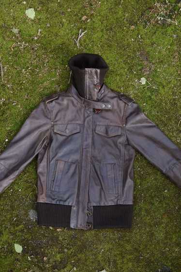 Bershka × Leather Jacket × Vintage ʟᴇᴀᴛʜᴇʀ ᴠɪɴᴛᴀɢᴇ