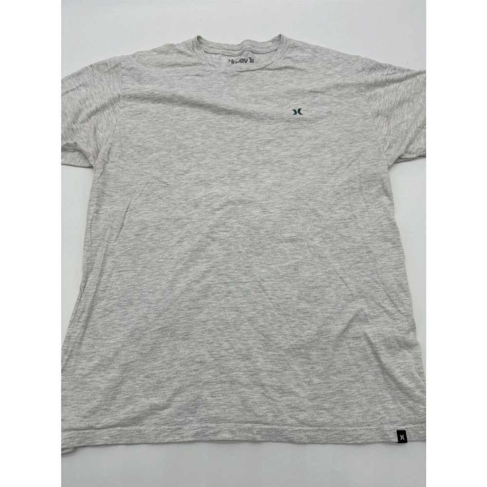 Hurley Hurley T-Shirt Men Large Gray Solid Logo…#… - image 1
