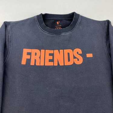 Vlone VLONE Friends Sweatshirt Black Orange 2017 … - image 1