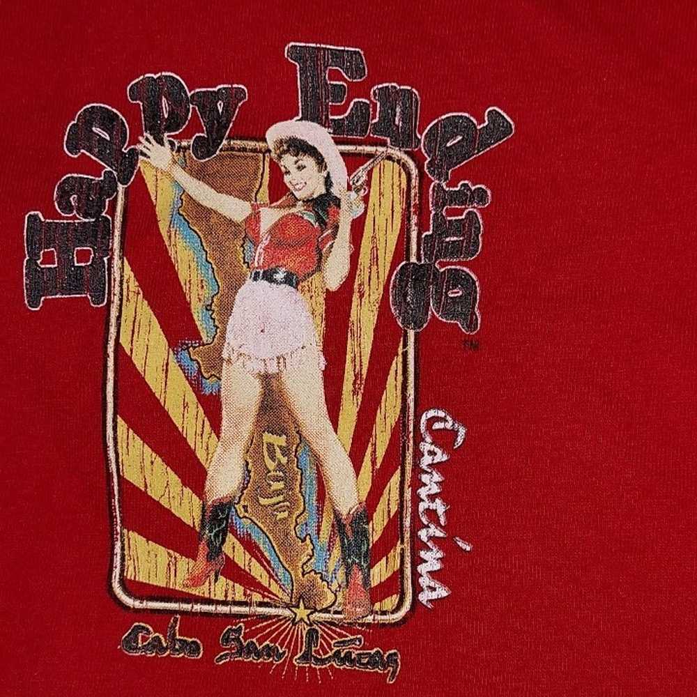 Happy Ending Catina Cabo St Lucas Men's 3XL Red T… - image 2