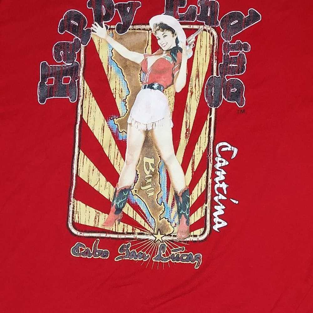 Happy Ending Catina Cabo St Lucas Men's 3XL Red T… - image 3