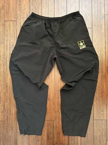 Vintage Army zip up track pants