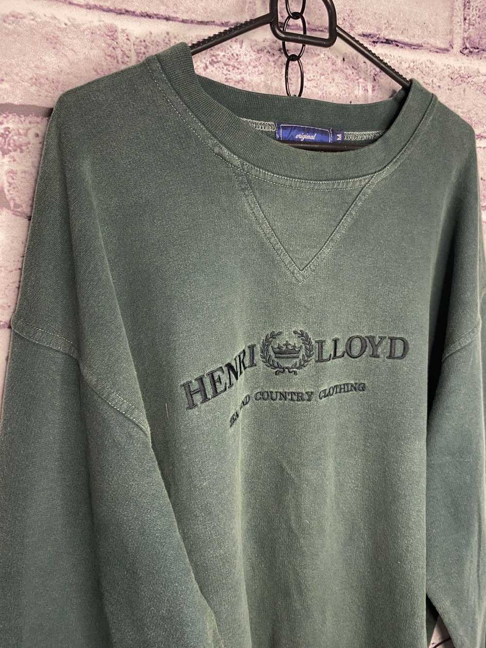 Henri Lloyd × Vintage 🐍Mens Sweatshirt Henri Llo… - image 4