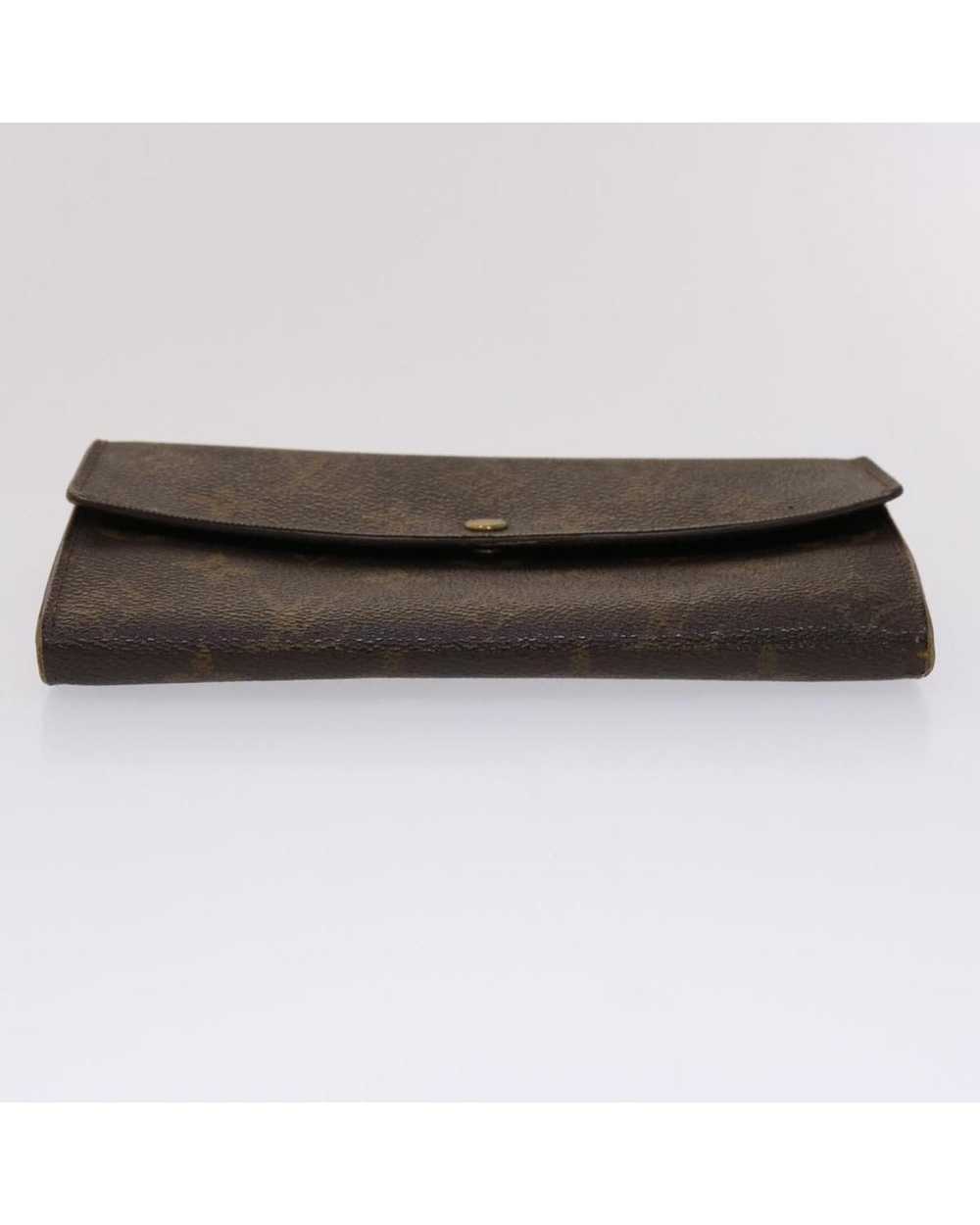 Louis Vuitton Monogram Long Wallet with Clasp But… - image 6