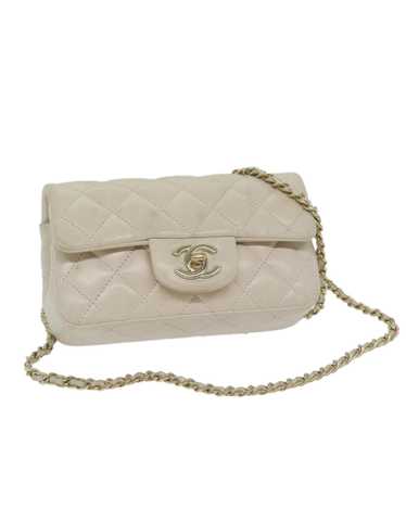 Chanel Mini Matelasse Turn Lock Shoulder Bag in La