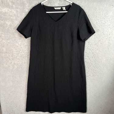 Orvis Orvis V Neck Shirt Dress Womens Large Black 