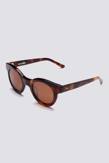 Sun Buddies Edie acetate sunglasses in brown torto