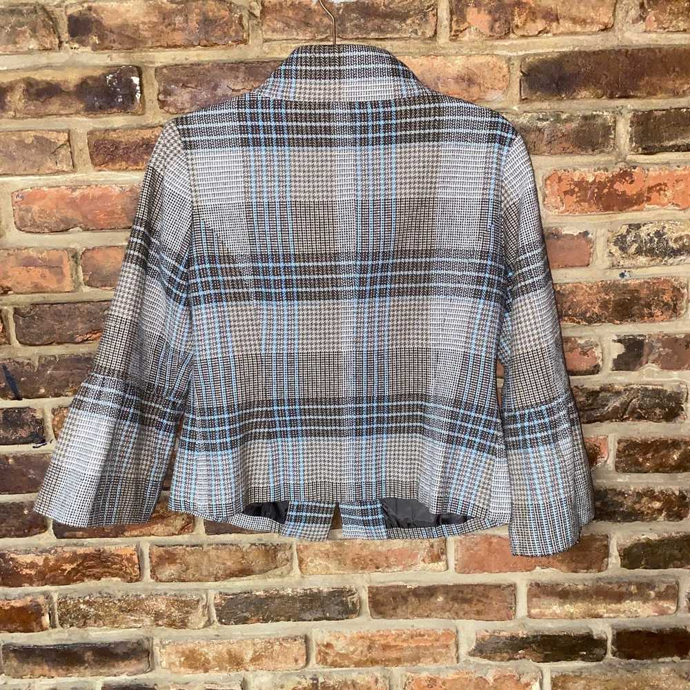 Other LAL Live A little Plaid Bell Sleeve Wool Bl… - image 5