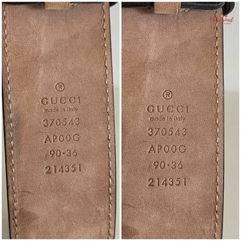 Gucci Gucci Calfskin Leather Gold Interlocking G … - image 7