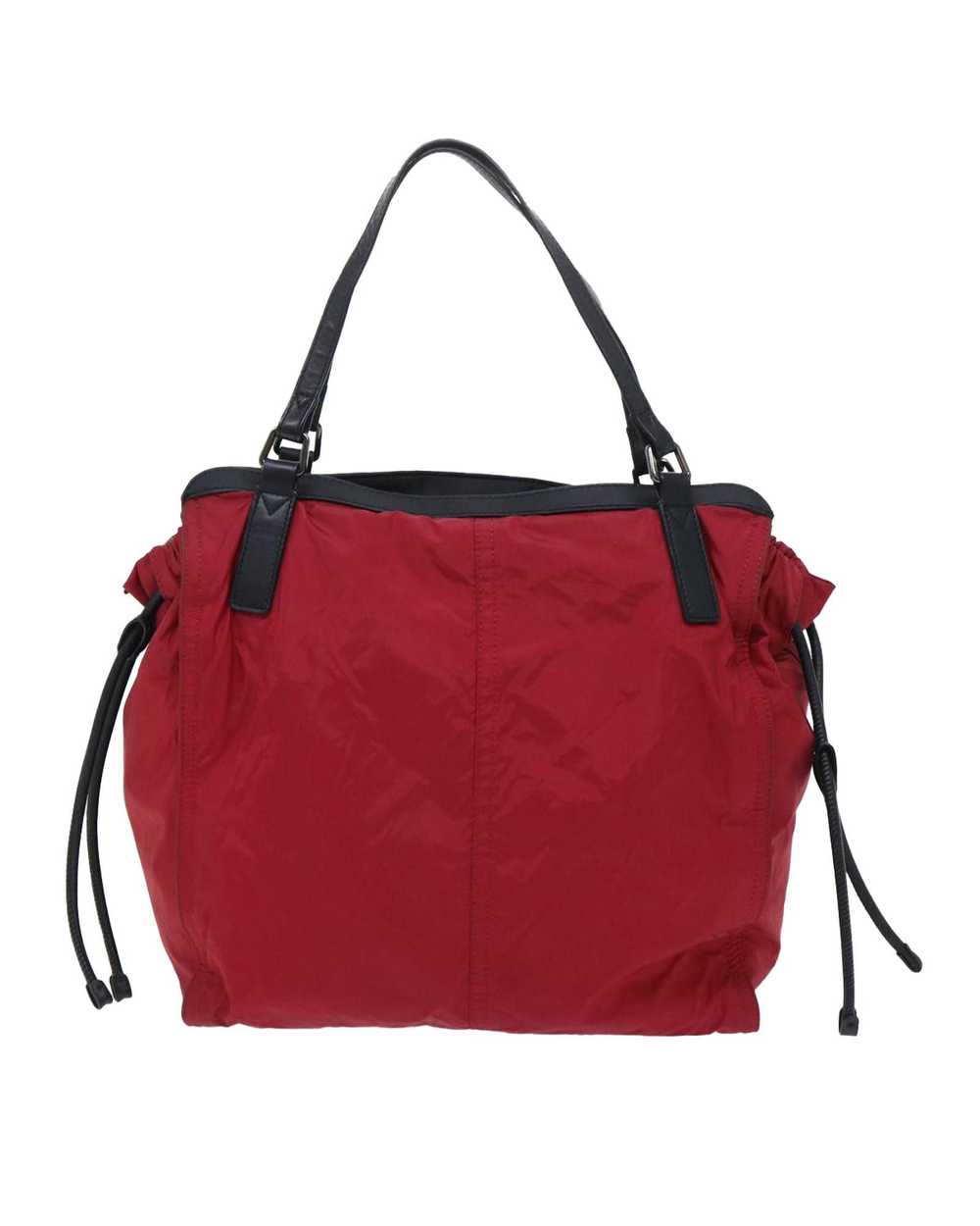 Burberry Red Nylon Leather Shoulder Bag - image 2