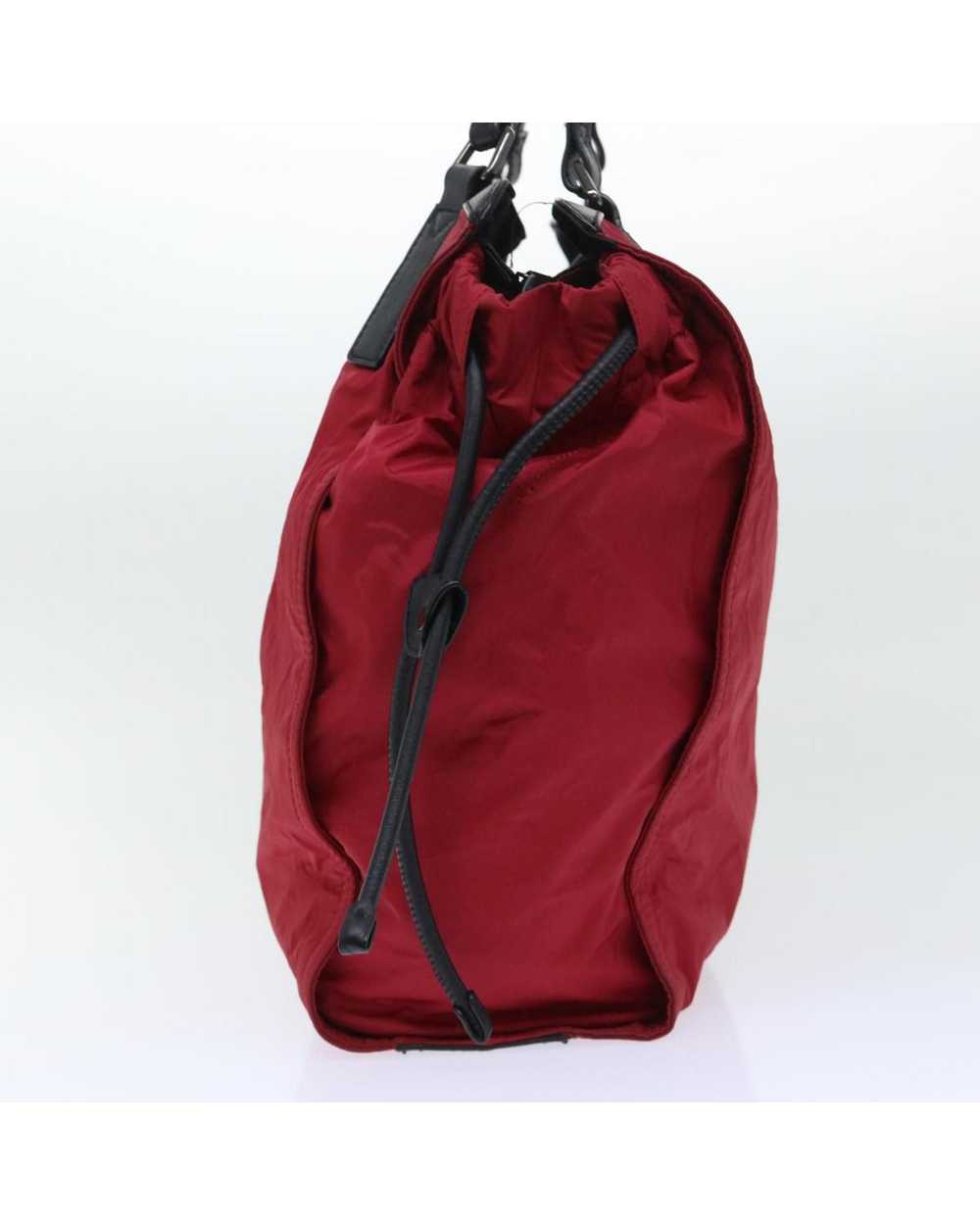 Burberry Red Nylon Leather Shoulder Bag - image 4