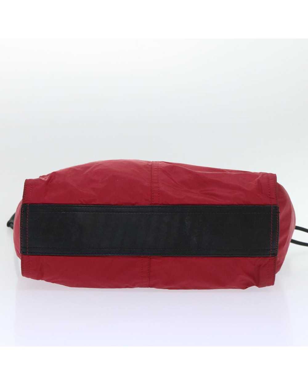 Burberry Red Nylon Leather Shoulder Bag - image 5