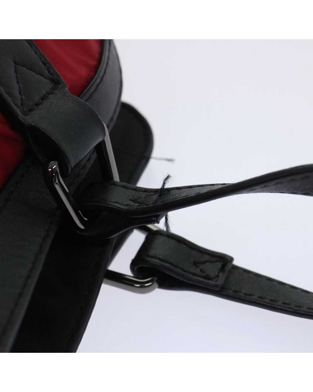 Burberry Red Nylon Leather Shoulder Bag - image 8