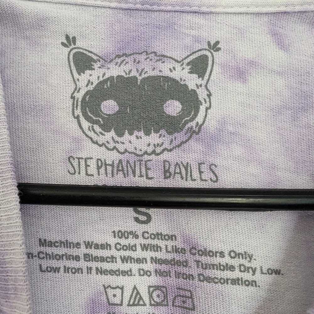 Stephanie Bayles Long Sleeve Purple Tie Dye Mushr… - image 3