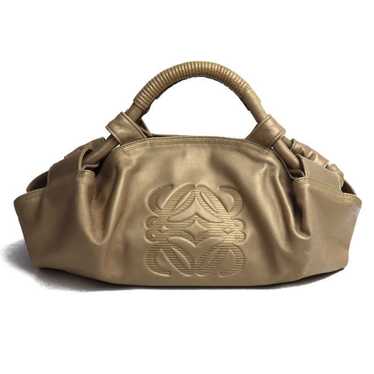Loewe LOEWE Anagram Nappa Aire Handbag Gold Women… - image 1