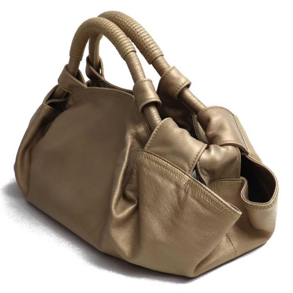 Loewe LOEWE Anagram Nappa Aire Handbag Gold Women… - image 2