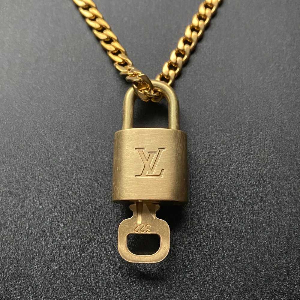Louis Vuitton Louis Vuitton Lock, Key, & Gold Nec… - image 1