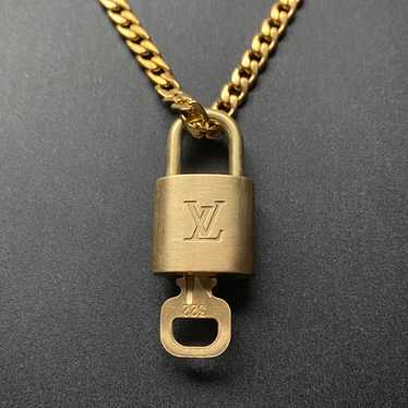 Louis Vuitton Louis Vuitton Lock, Key, & Gold Nec… - image 1