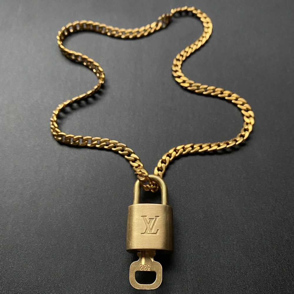 Louis Vuitton Louis Vuitton Lock, Key, & Gold Nec… - image 2