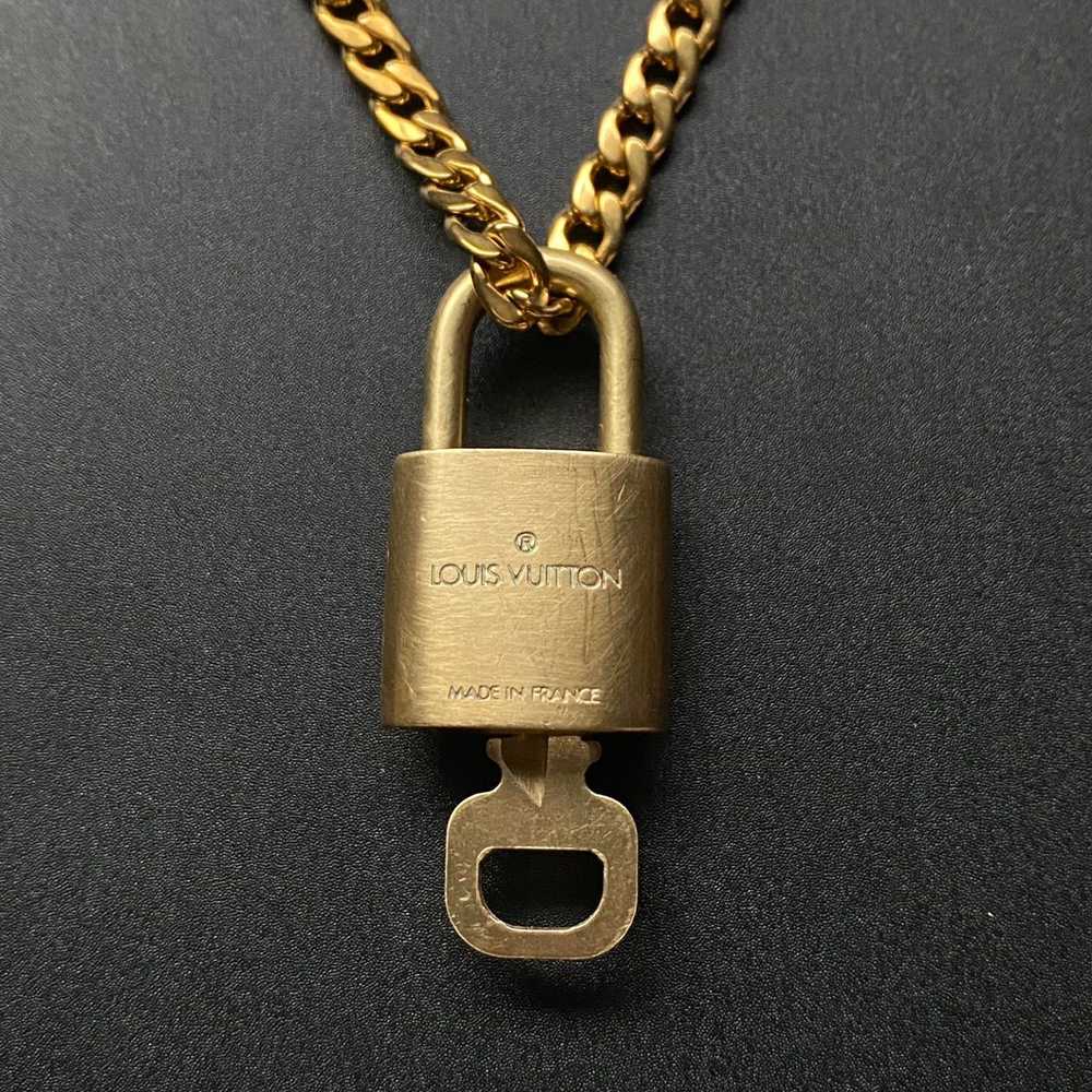 Louis Vuitton Louis Vuitton Lock, Key, & Gold Nec… - image 3