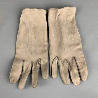 Other One Grey Solid Suede Leather Gloves - image 1